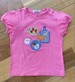 familiar ファミリア Tシャツ 120cm ピンクのサムネイル