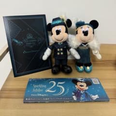 ジュビリーガラ ミッキー・ミニー ぬいぐるみバッジセット 25周年のサムネイル