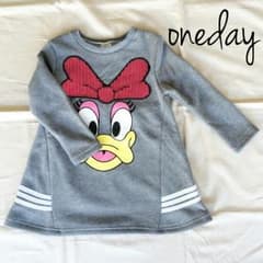 裏起毛ワンピ　子供服　ワンピース　100cmのサムネイル