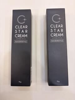 【新品未開封】クリアスタークリーム 15g 足爪ケア　2本のサムネイル