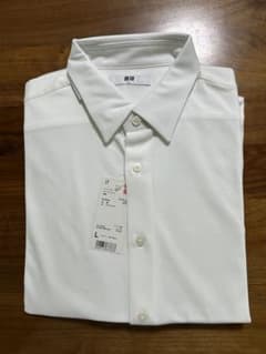 美品 UNIQLO 白シャツ Lサイズ メンズのサムネイル