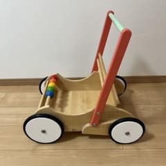BAJO バヨ　ボーネルンド　木製手押し車 カタカタ 知育玩具のサムネイル