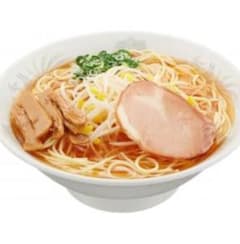 食品サンプル　ラーメン 醤油スープ チャーシュー入りのサムネイル
