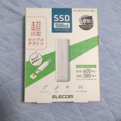 ELECOM 外付けSSD500GBのサムネイル