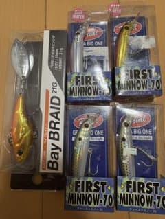 （期間限定）ビックベイトセット ミノー プラグ まとめ売り 格安 ルアーセット Bay BRAID ミノー 5本セット - メルカリ
