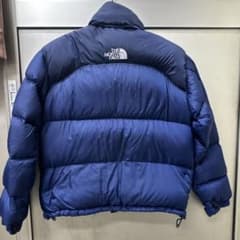 美品 THE NORTH FACE ヌプシ センターロゴ 紺 700フィル - メルカリ