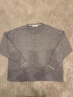 AMERICAN HOLIC 長袖ニット ライトグレー Lのサムネイル