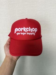 porkchop garage supply 赤キャップ - メルカリ