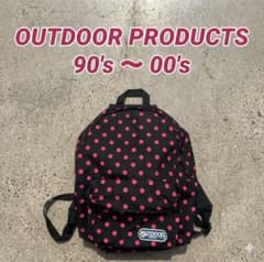 ②outdoor リュック　水玉　ドット柄　archive 90s 00sピンク ②outdoor リュック 水玉 ドット柄 archive 90s 00sピンク - メルカリ