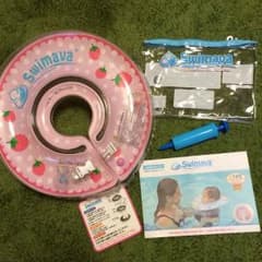 スイマーバ いちご柄 ピンクのサムネイル