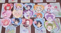 プリティーシリーズ　ハート型缶バッジのサムネイル