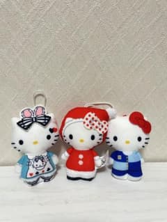 ハローキティ マクドナルド 50周年 ぬいぐるみ マスコット 3種セット