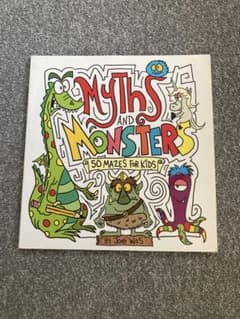 神話とモンスター 子どものための50の迷路｜英語洋書・知育のサムネイル