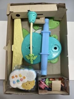 くまのプーさん えらべる回転6wayジムにへんしんメリー 電池付き美品のサムネイル
