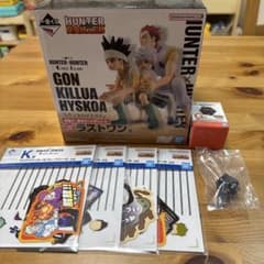 一番くじ　HUNTER×HUNTER ラストワン賞　G賞　K賞　まとめ売りのサムネイル