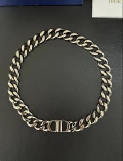 Dior シルバー チェーンネックレスのサムネイル