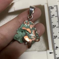 ミシガン州 自然銅 コッパー ペンダントトップ 天然 - メルカリ
