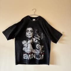 【XL】Eminem エミネム Tシャツ 黒 ビッグプリント ラップTのサムネイル