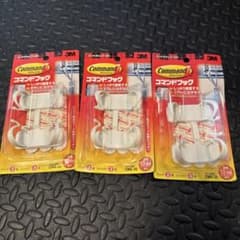 3M コマンドフック 3個セット 新品未使用 ケーブル コード 整理収納のサムネイル