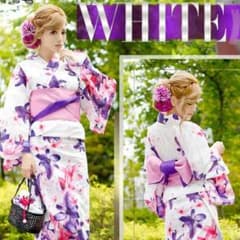 rady エレガンスフラワー 浴衣 ホワイト 新品のサムネイル