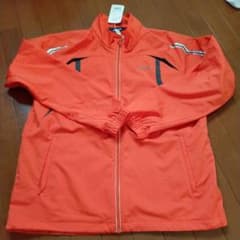 asics IK104N ウインドブレーカージャケット オレンジ - メルカリ