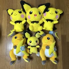 포켓몬 라이츄 피츄 봉제인형 6개 세트