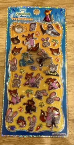 正規品　プチドロップステッカー　ズートピアのサムネイル