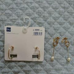 ☆スポンジ様☆GU☆イヤリング2セット☆のサムネイル