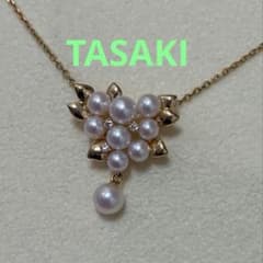 田崎真珠 タサキ TASAKI K18 ベビーパール ダイヤ ペンダントトップ