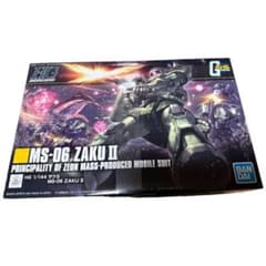 HG 1/144 MS-06 ZAKU II ガンプラのサムネイル