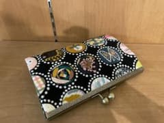 ミナペルホネン   ハンドメイド　お財布　タンバリン　パッチワーク　がま口のサムネイル