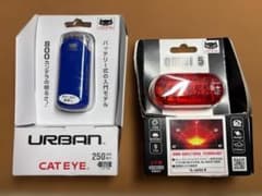 CATEYE 自転車用ライト URBAN およびテールライトOMNI 5のセット