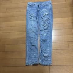 Levi's 511 デニムパンツ W34 L32 ダメージ加工のサムネイル