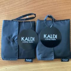 KALDI オリジナル　エコバック　ブラック　2個のサムネイル