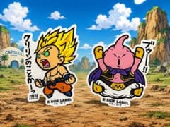 【ステッカー】ドラゴンボール 2枚セットのサムネイル