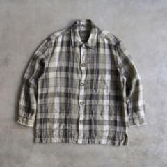 90s STRUCTURE リネン カバーオールジャケット チェック柄 XL 90s STRUCTURE リネン カバーオールジャケット チェック柄 XL - メルカリ