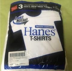 【Hanes/ヘインズ】【3枚組】アオラベルクルーネックTシャツ 青パックのサムネイル