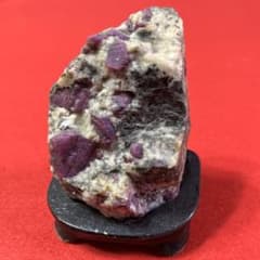 紫と黒の原石 スタンド付きのサムネイル
