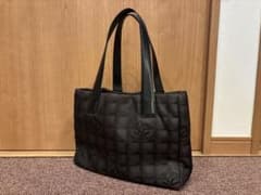 シャネル CHANEL ニュートラベルライン トートバックPM マロン/茶色
