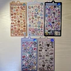 ボンボンドロップシール5種 ほかほか、きぐるみ、ばけばけ、ぷかぷか、しろくろ
