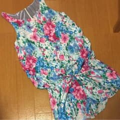 花柄 サロペット ローズバットのサムネイル