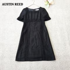 上品✨️ オースチンリード レース 半袖ワンピース 38 ブラック