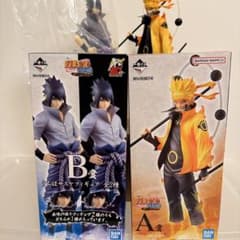 一番くじ NARUTO 疾風伝 A賞 ナルト B賞 サスケ 輪廻眼フィギュアのサムネイル