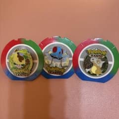 ポケパークカントー限定 ピンバッジ 3種セット カラカラ ポッポ メノクラゲ