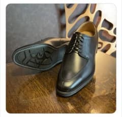 美品】SCOTCH GRAIN スコッチグレイン Uチップ 24.5 黒 撥水 - メルカリ