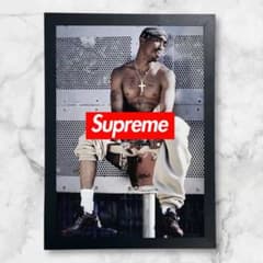 人気】 Supreme シュプリーム 2Pac Tupac ポスター 額付き - メルカリ