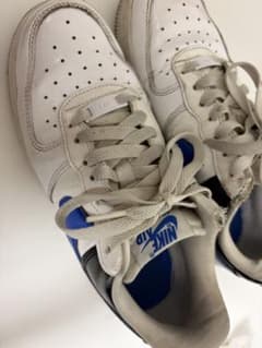 Nike エアフォース1 ホワイト/ブルーのサムネイル