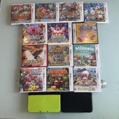 ハ*郎様 Nintendo 3DS LL本体2台とゲームソフト13本充電器2本 - メルカリ