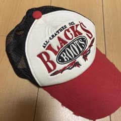 BLACK'S BOOTS メッシュキャップ 赤/白/黒のサムネイル