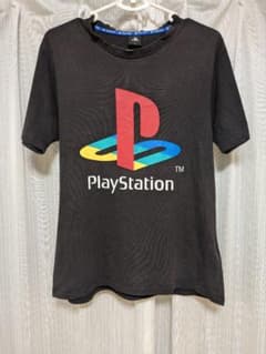 古着　プレイステーションplaystation　企業　ブラックTシャツ　Lサイズのサムネイル